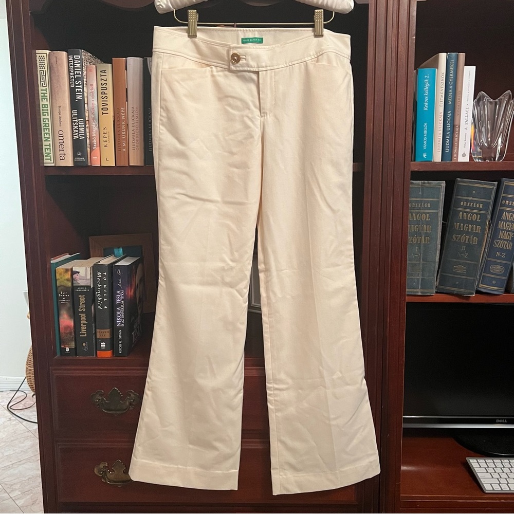 LILY PULITZER Lana Pant Palm Beach Fit Sz 2 Off white Vanilla New with Tags
